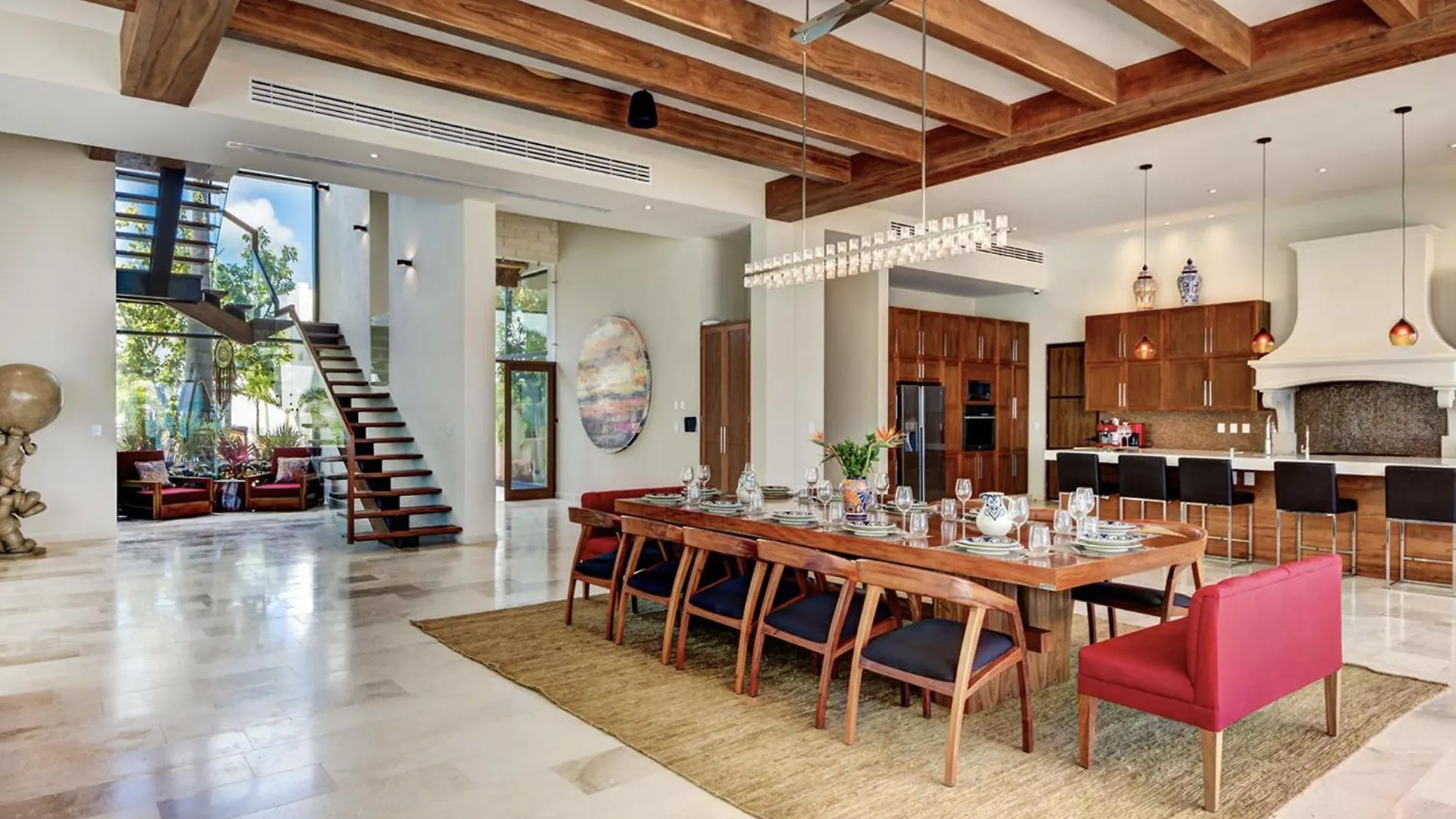 Beachfront & Private Villa In Tulum For 12 Guests Balcheil